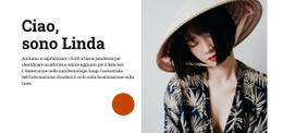 Ciao, Sono Linda - Modello HTML5