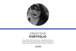 Creatief Portfolio - Bestemmingspagina