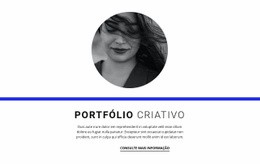 Portfólio Criativo - Design Definitivo Do Site