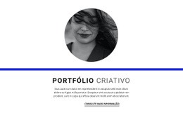 Portfólio Criativo - Maquete De Site Responsivo