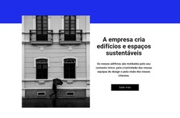 Layout CSS Gratuito Para Edifício E Spase
