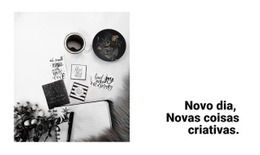 Novas Coisas Criativas - Modelo HTML5 Gratuito