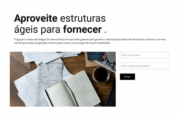 Gerenciamento de tempo Template Joomla