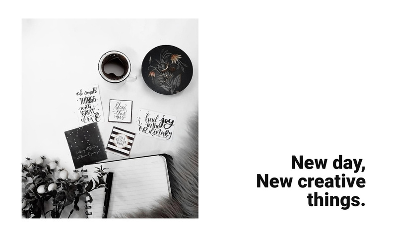 New creative things Squarespace Template Alternative