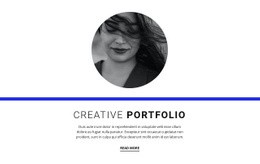 Kreativ Portfölj - HTML Page Creator