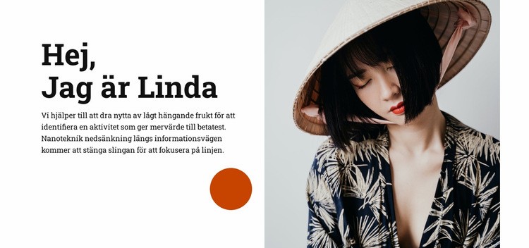 Hej, jag är Linda WordPress -tema