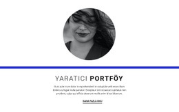 Yaratıcı Portföy - Duyarlı Web Sitesi Oluşturucu