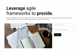 Time Management Homepage Design