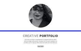 Creative Portfolio - Responsive Website Mockup