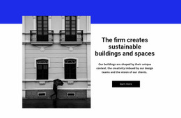 Building And Spase - Beautiful Website Mockup