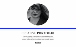Creative Portfolio - Responsive Landing Page
