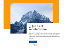 Guías De Escalada En Roca Plantilla De Sitio Web HTML CSS