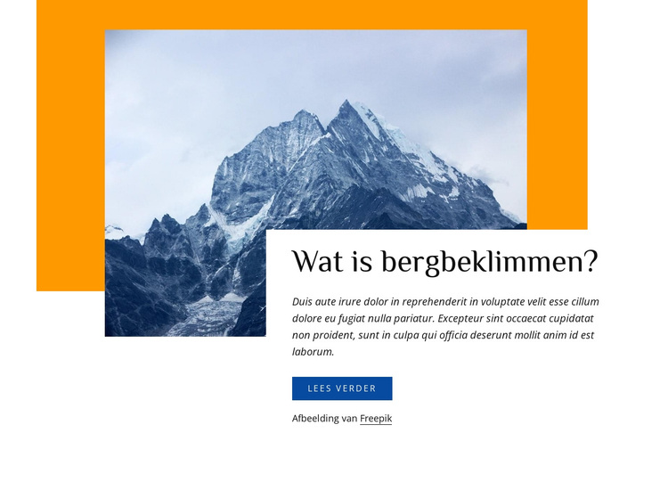 Gidsen voor rotsklimmen WordPress-thema