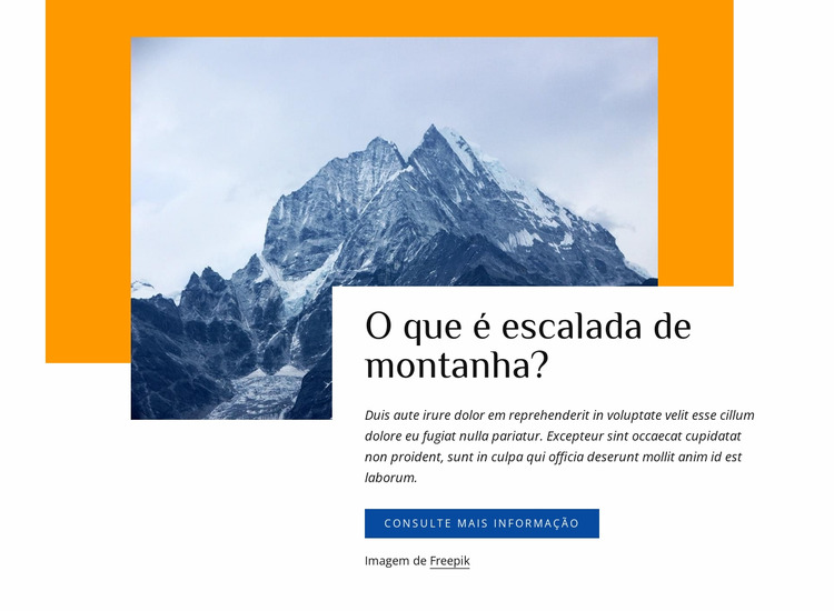 Guias de escalada Template Joomla