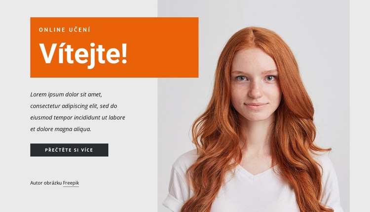 Vítejte v naší společnosti Šablona CSS