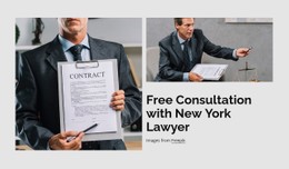 Free Law Consultation CSS Form Template