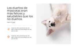 Propiedad De La Mascota: Página De Destino Para Cualquier Dispositivo