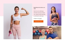 HTML5 Gratuito Para Beneficios De Unirse A Un Club