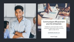 Utiliser Les Compétences En Communication D'Entreprise - Conception De Sites Web De Téléchargement Gratuit