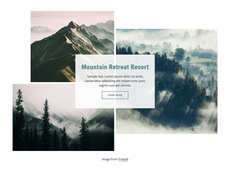 Mountain Resorts - Webpage Editor Free