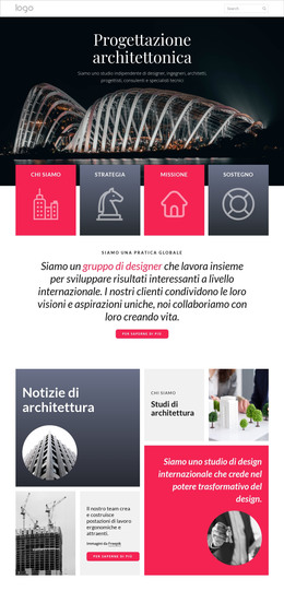 Sito Web HTML Per Architettura Integrata