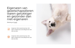 HTML-Website Voor Eigendom Van Huisdieren