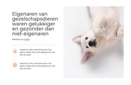 Eigendom Van Huisdieren - HTML Website Creator