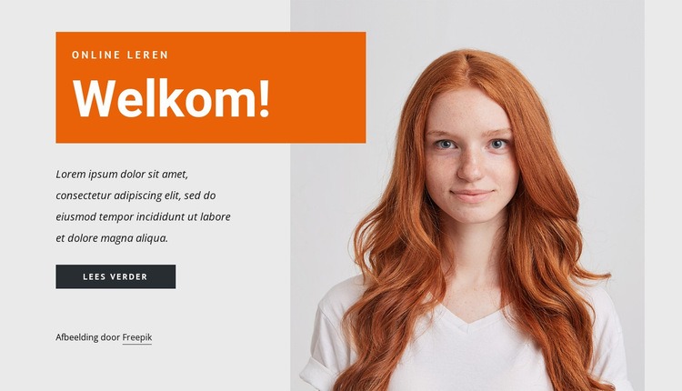 Welkom in ons bedrijf HTML5-sjabloon