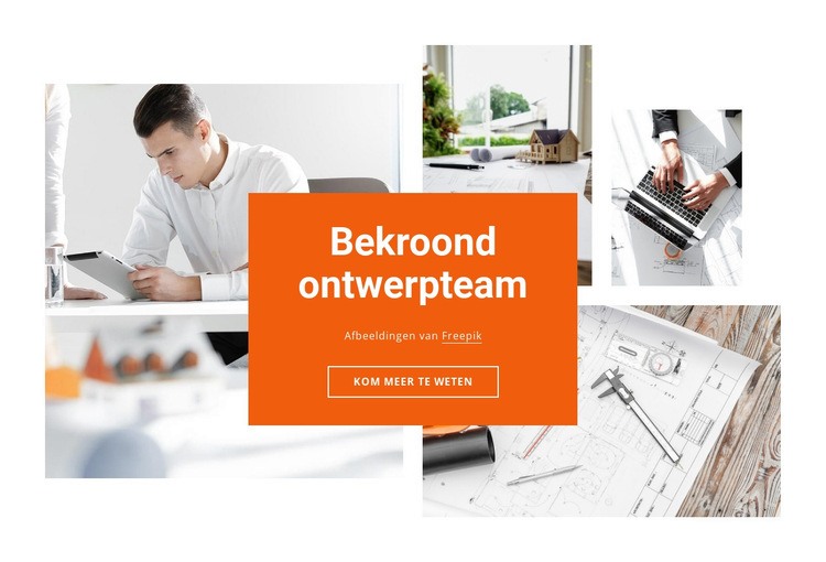 Bekroond ontwerpbureau Website ontwerp