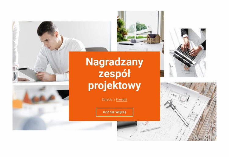 Nagradzana firma projektowa Kreator witryn internetowych HTML