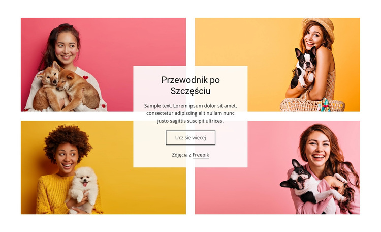 Poradnik szczęścia Motyw WordPress