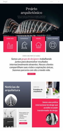 Arquitetura Integrada - Design De Site Responsivo