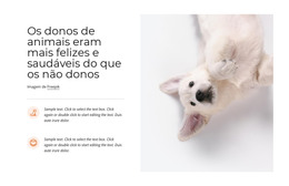 Site HTML Para Propriedade De Animal De Estimação