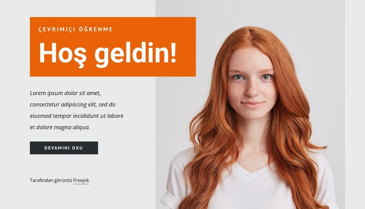 Şirketimize hoş geldiniz HTML5 Şablonu