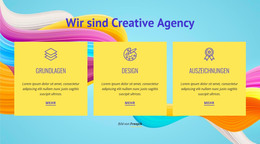 HTML-Seite Für Wir Sind Creative Agency