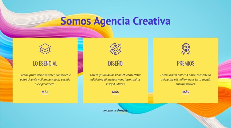 Somos Agencia Creativa Creador de sitios web HTML