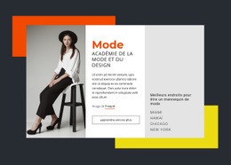 Académie De La Mode Et Du Design - Build HTML Website