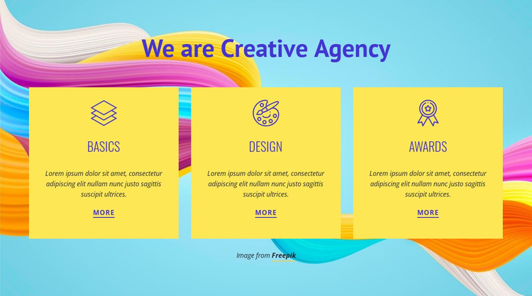 We are Creative Agency Html Website Builder
