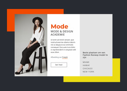 Mode- En Designacademie - Moderne Joomla-Sjabloon