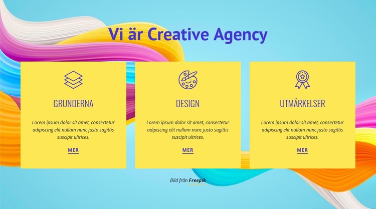 Vi är Creative Agency WordPress -tema