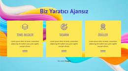 Biz Yaratıcı Ajansız Için HTML Sayfası
