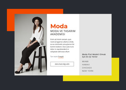 Moda Ve Tasarım Akademisi - Duyarlı WordPress Teması