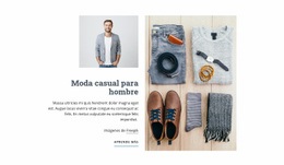 Moda Para Hombre Casual - Creador Web