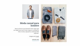 Moda Para Hombre Casual - Diseño Profesional Personalizable