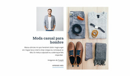 Moda Para Hombre Casual - Plantilla Premium De Joomla