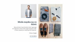 Moda Męska Casual Szablon Responsywny HTML5