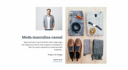 Moda Masculina Casual - HTML Designer