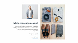 Moda Masculina Casual - Modelo Joomla Premium