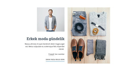 Erkek Modası Günlük - WordPress Teması