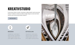 Premium-Website-Design Für Kreativität Im Aussehen